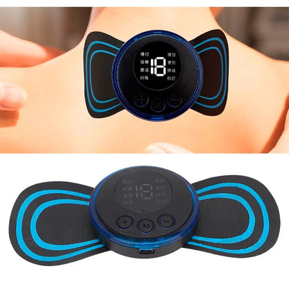 Parche Masajeador Mariposa EMS – Alivio Muscular Inteligente y Portátil